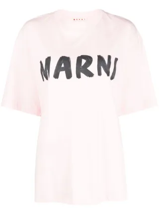 ベビーグッズも大集合 Tシャツ ロゴ Marni | JP FARFETCH | ピンク トップス