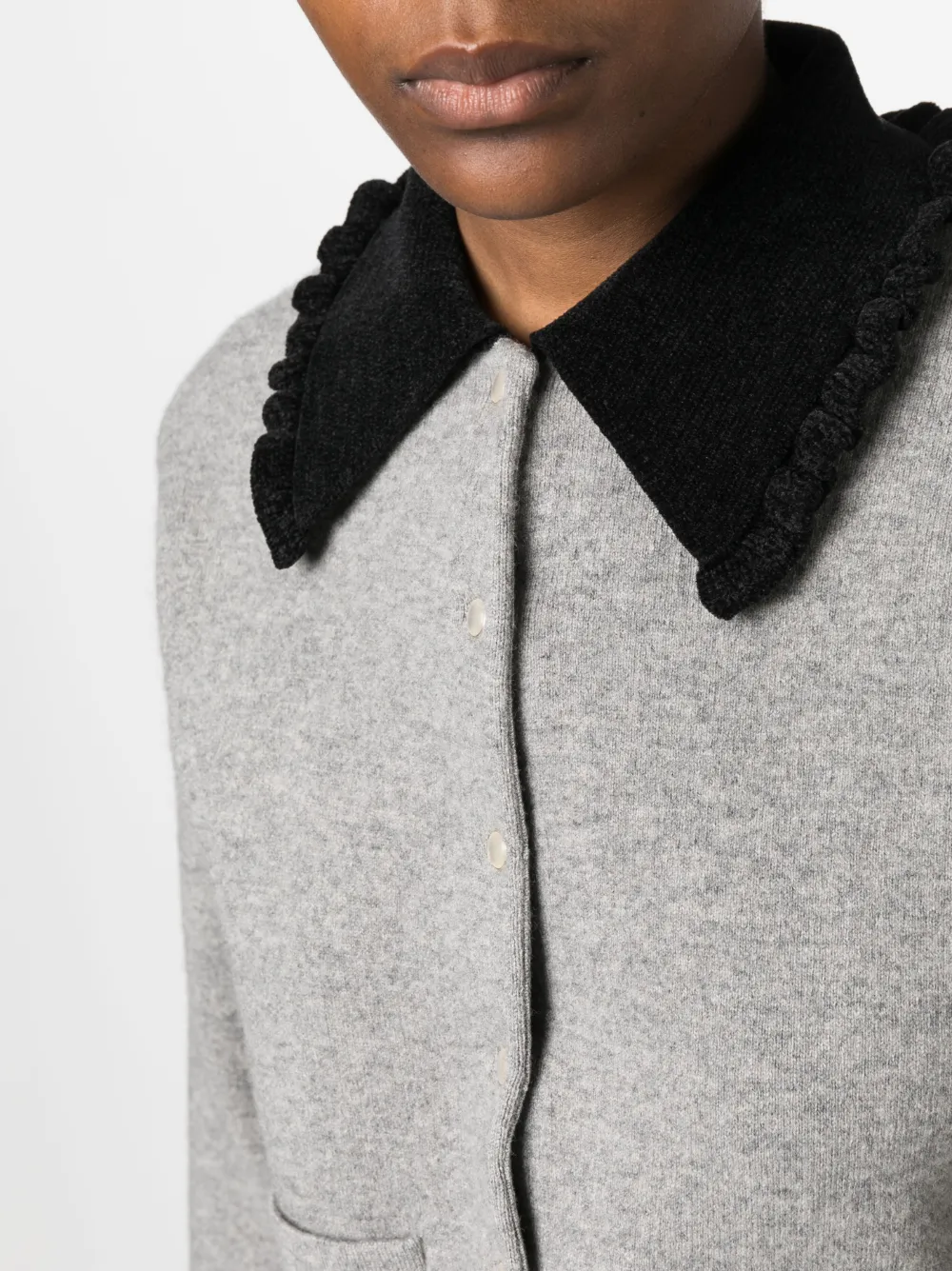 Sandro long cardigan with long sleeves sales