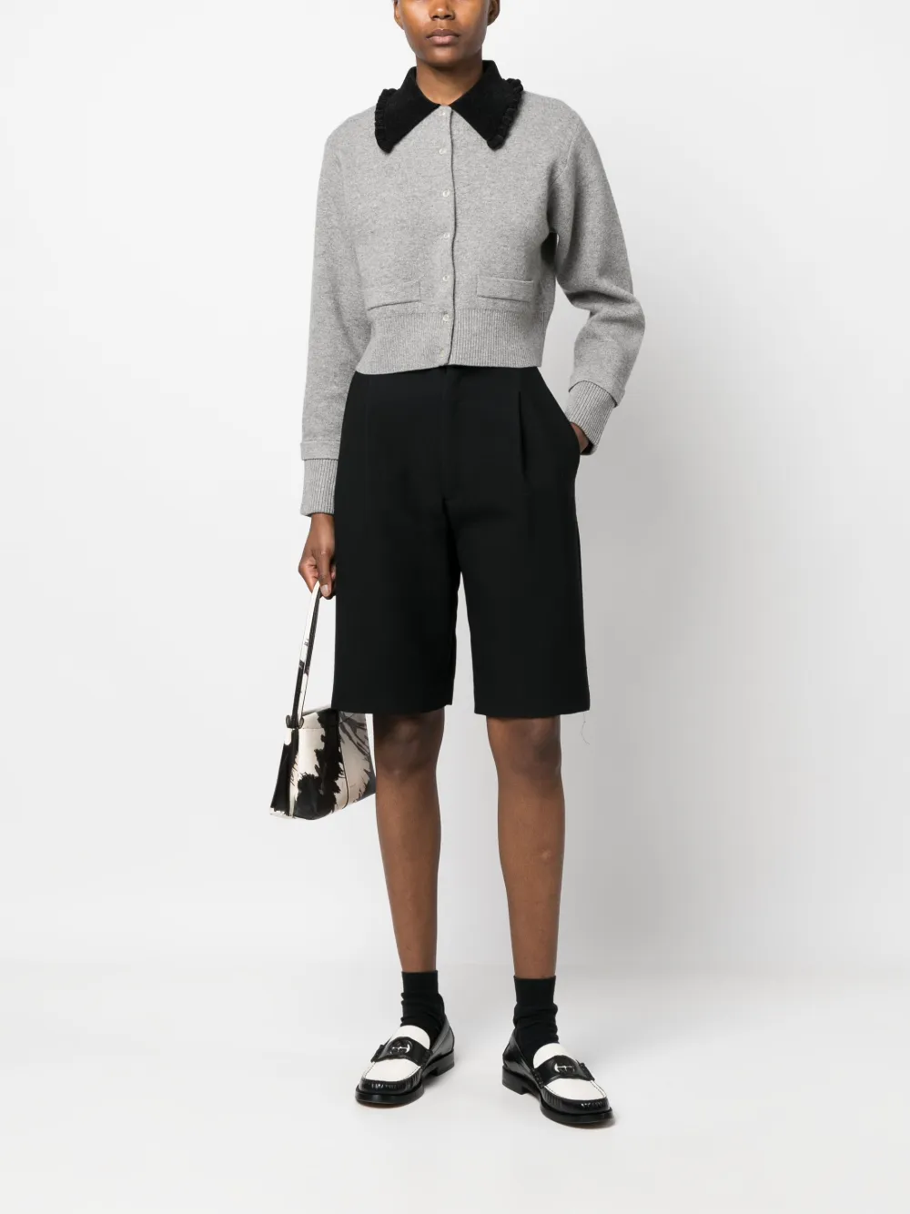 SANDRO Button-up vest - Grijs