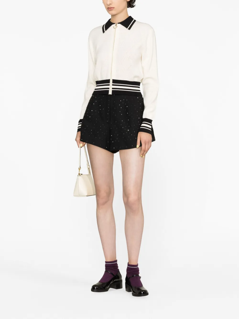 SANDRO Kasjmier vest - Beige