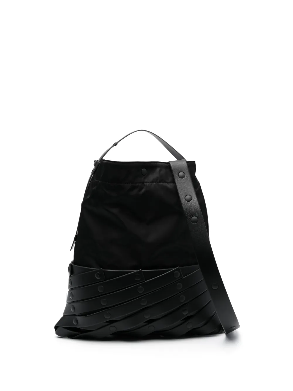 Issey Miyake Spiral Grid-36 Tote Bag In Black | ModeSens