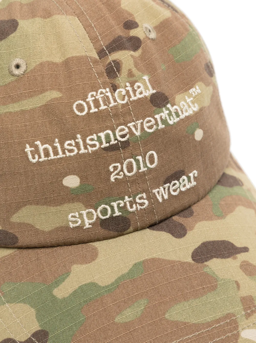 This Is Never That Official camouflage-pattern cap - Groen