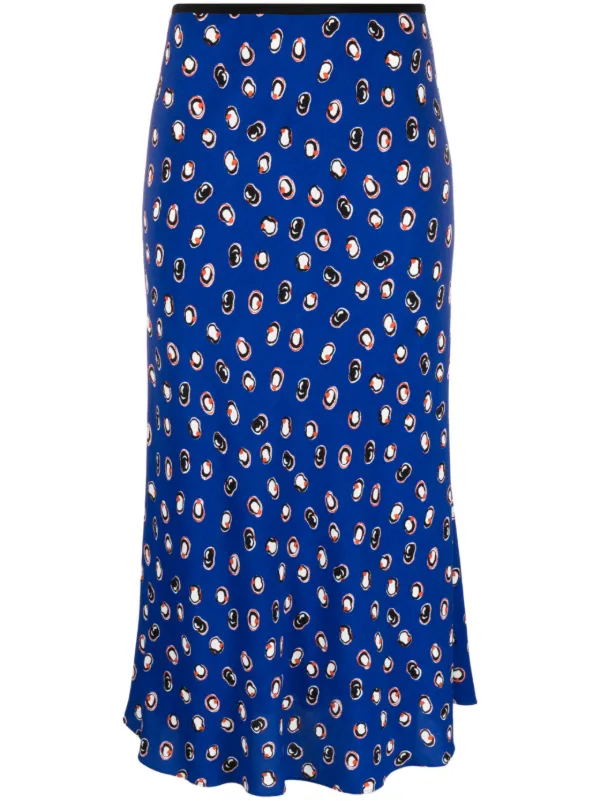 DVF Diane Von Furstenberg Delphine Polka dot print Skirt Farfetch