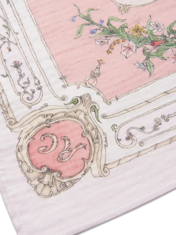 logo-print cotton hoodie