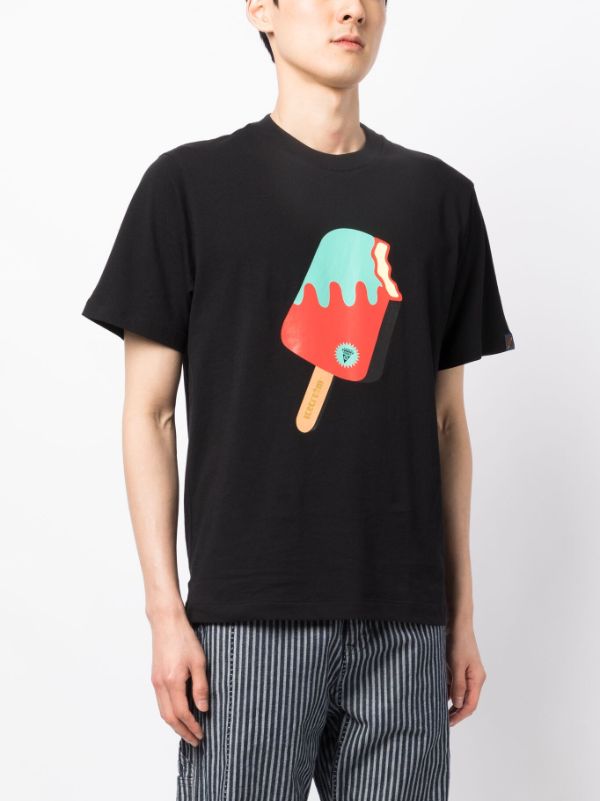 ICECREAM logo-print Cotton T-shirt - Farfetch