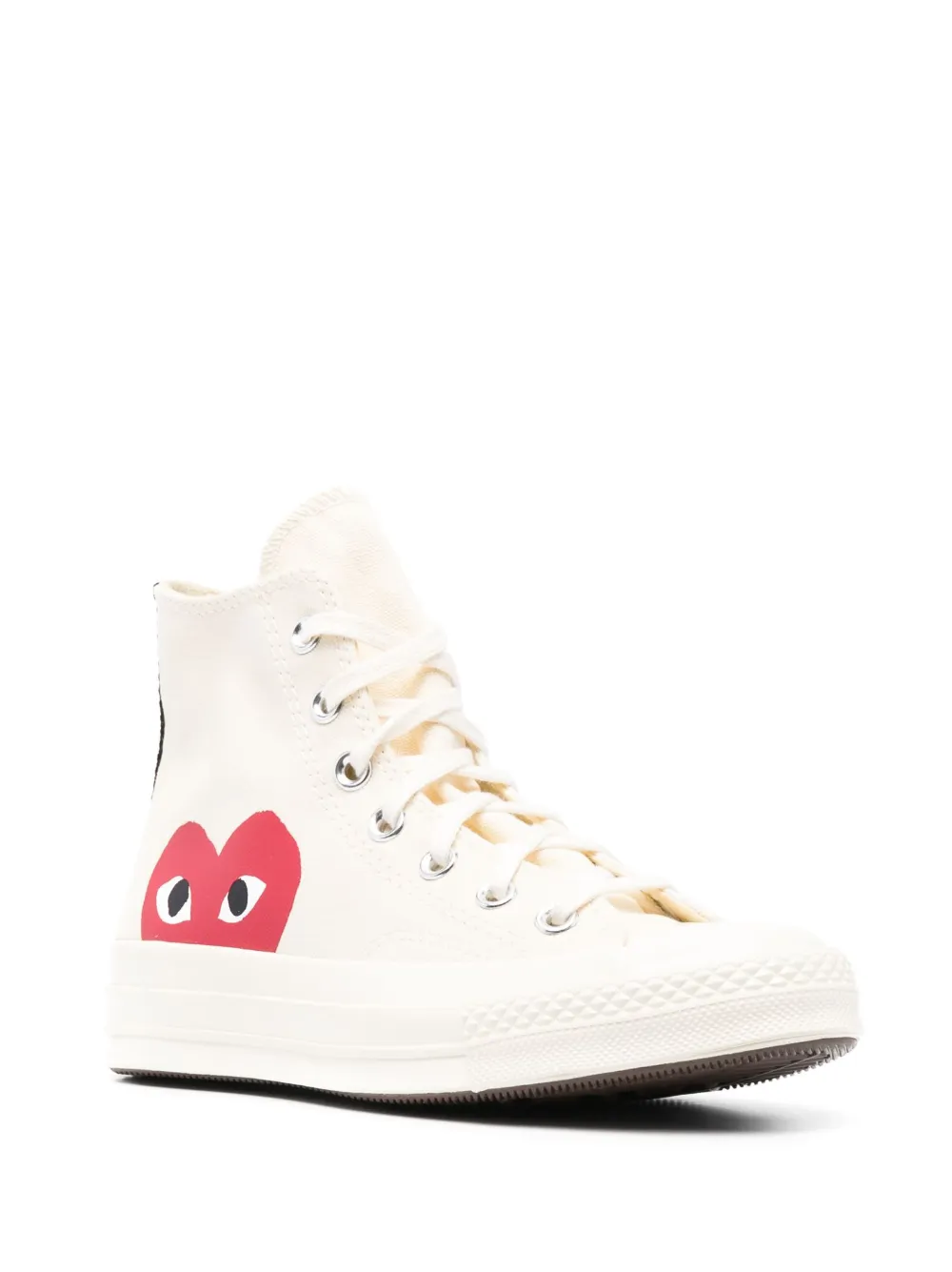 Comme Des Garçons Play x Converse Chuck Taylor high-top sneakers - Beige