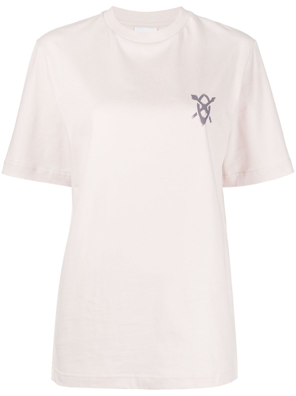 daily paper t-shirt en coton remmao à logo - rose