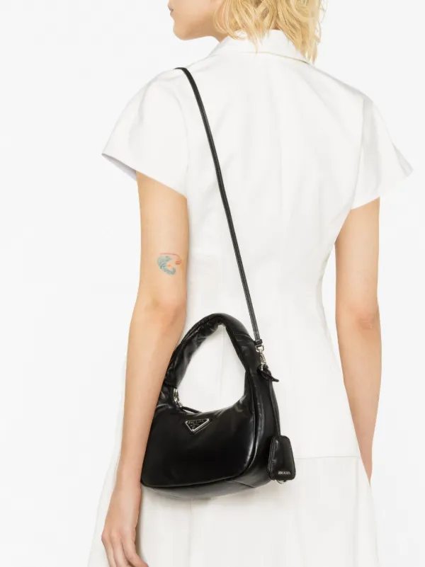 Prada Mini Soft Shoulder Bag Black FARFETCH PL