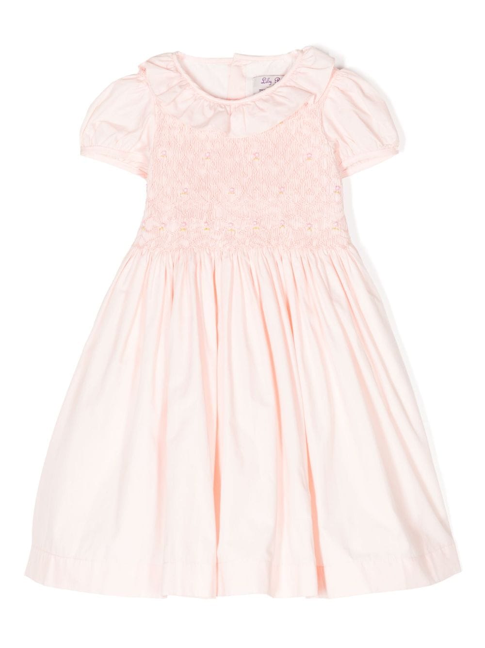 Trotters Babies' Willow Rose Smocked Dress In Pink