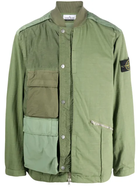 Stone Island 43532 mix fabric Hype-TC jacket