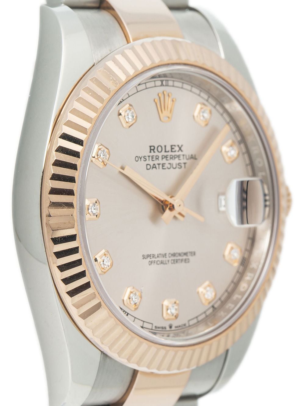 Pre-owned Rolex 2020  Datejust 41mm In Pink