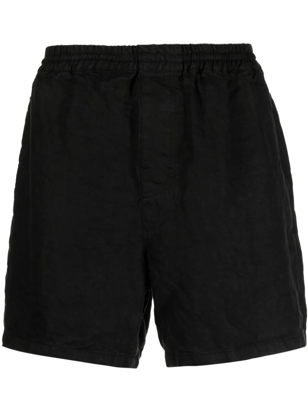 Aspesi Black Roque Shorts In Black