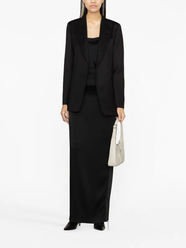 Chloé Single-breasted Tuxedo Blazer in Black