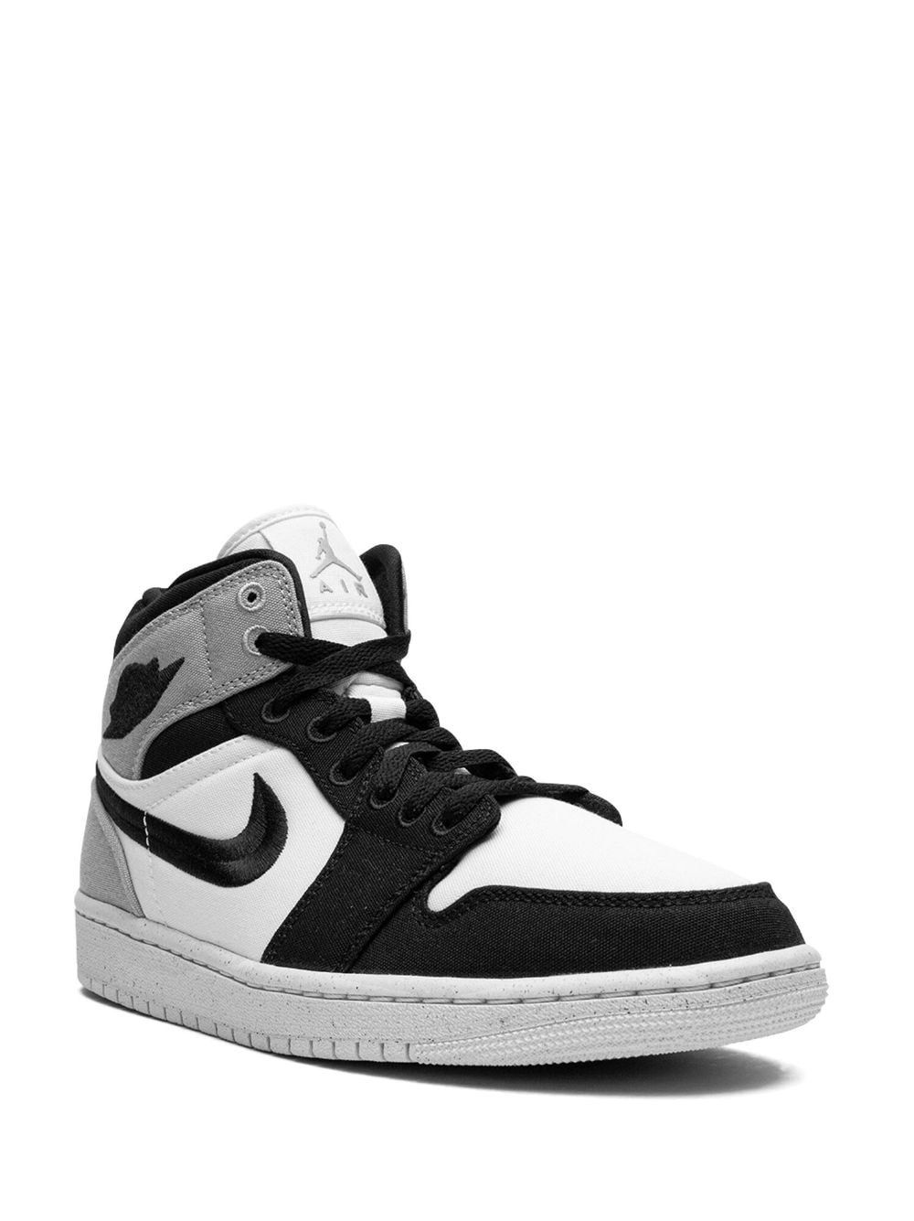 Shop Jordan Air  1 Mid Se Sneakers In Grey