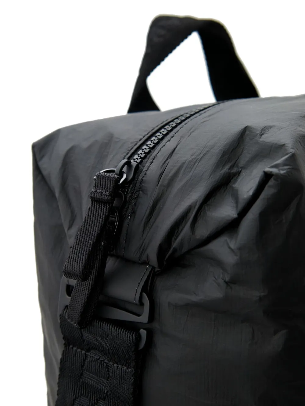 Trussardi Mesh-panel Backpack In Black