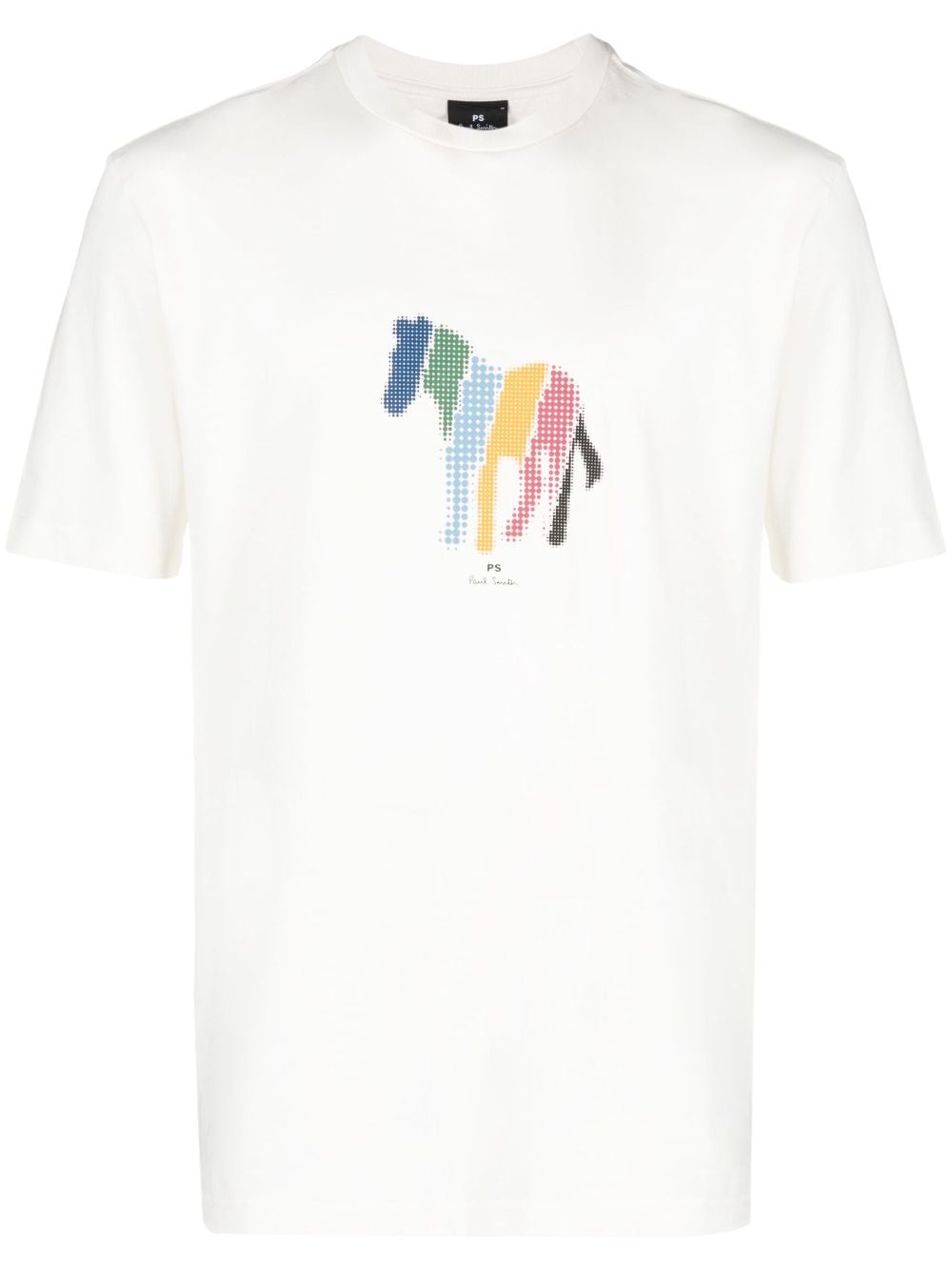 Ps By Paul Smith Logo-print Organic-cotton T-shirt In White