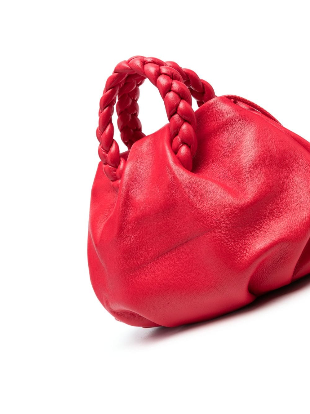 Hereu Bombon small leather tote bag, Red