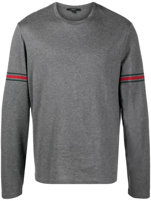 Gucci stripe-print cotton T-shirt