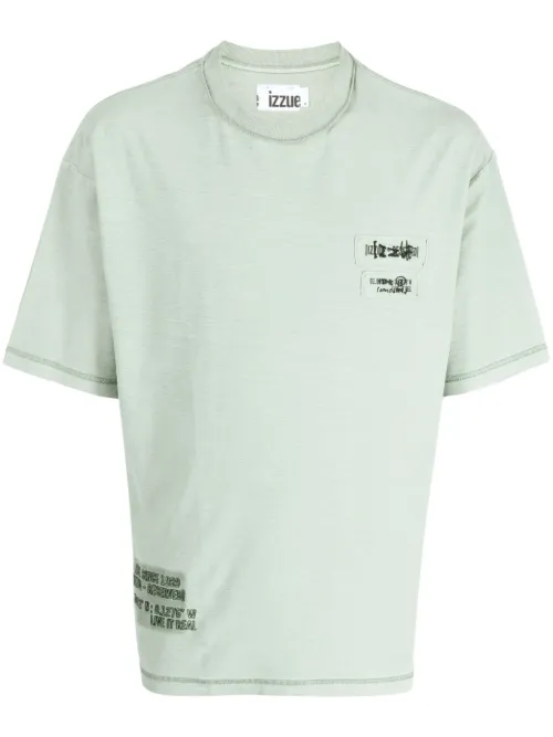T-shirt en coton à patch logo - izzue - Modalova
