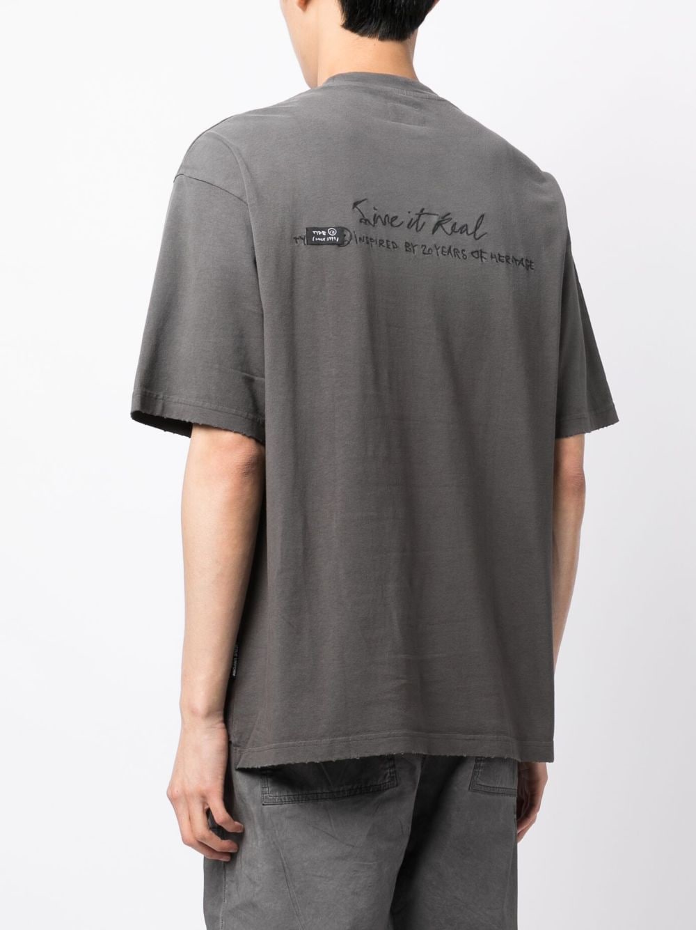 Izzue logo-embroidered Cotton T-shirt - Farfetch