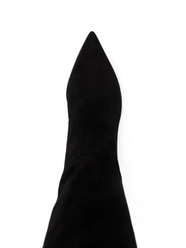 Gianvito Rossi スエード ロングブーツ | ブラック | FARFETCH JP