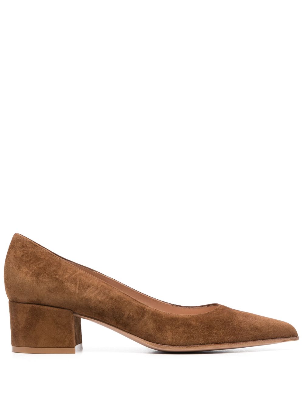 Caramel 2025 suede pumps