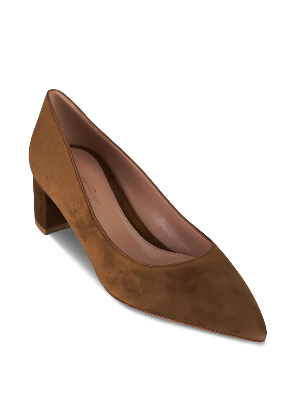 Gianvito Rossi Piper suède pumps Bruin