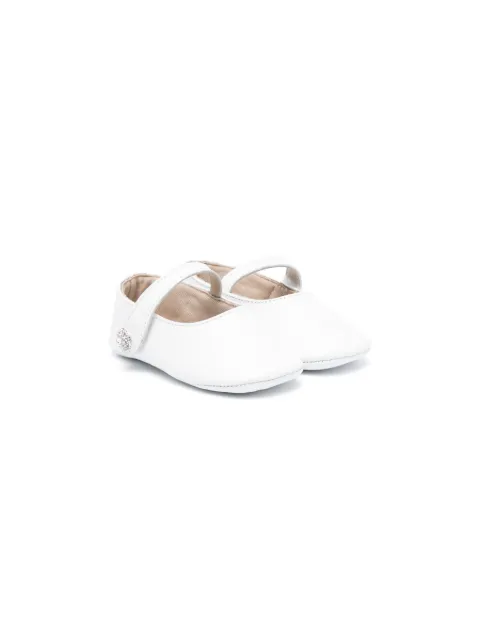 BabyWalker Sapatilha de couro com strass