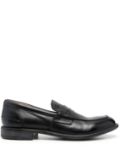 Moma penny-slot leather loafers - Black