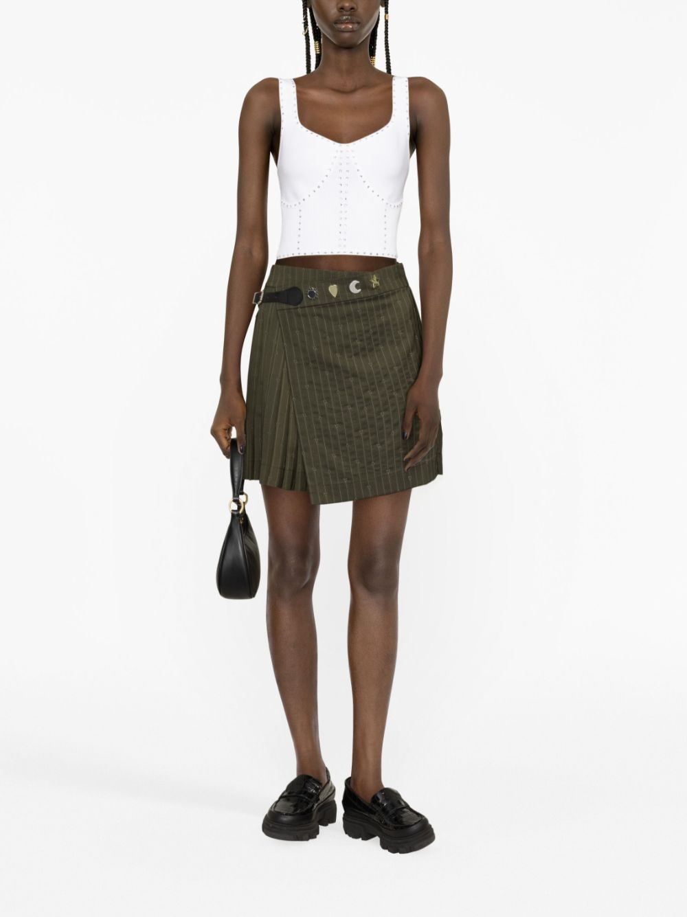 SANDRO Cropped top Wit