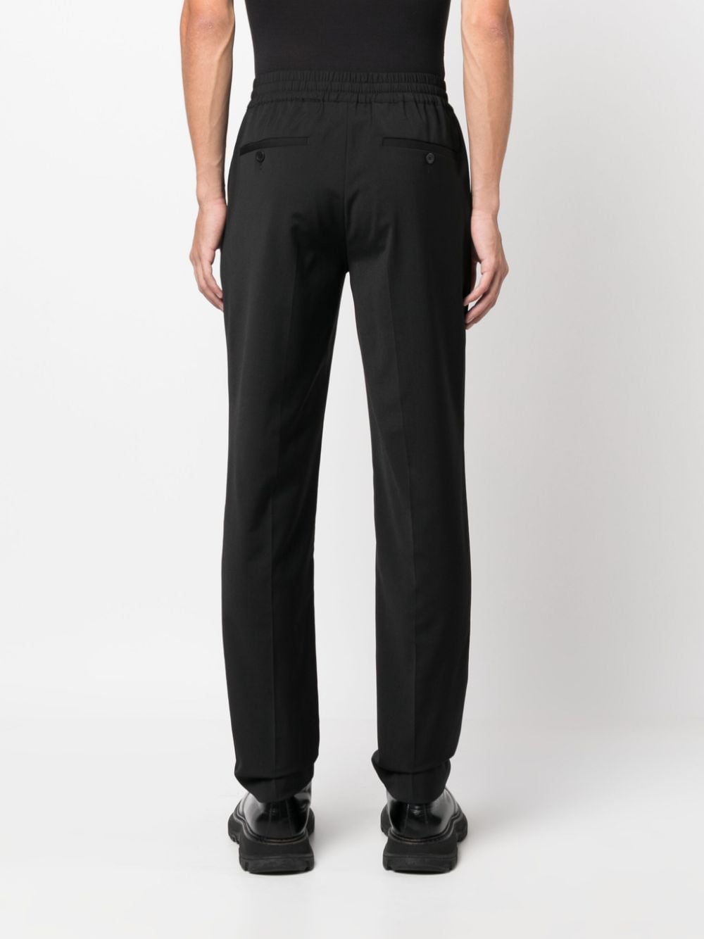 SANDRO elasticated-waist Tailored Trousers - Farfetch