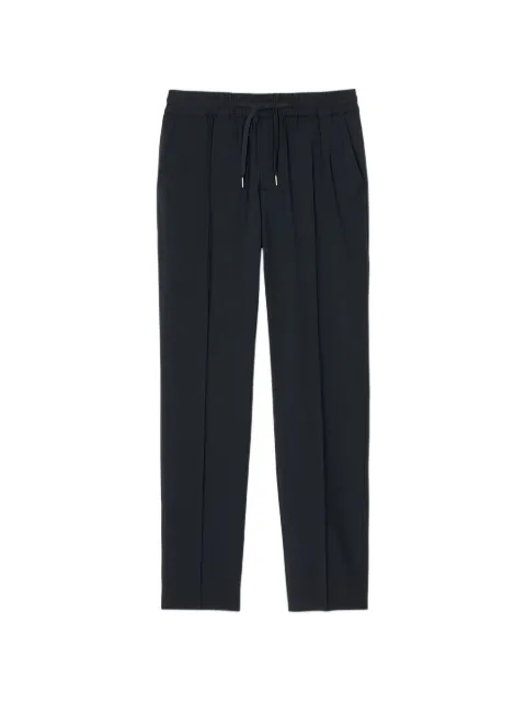 SANDRO elasticated straight-leg trousers