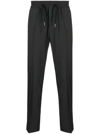 SANDRO Elasticated straight-leg Trousers | Grey | FARFETCH