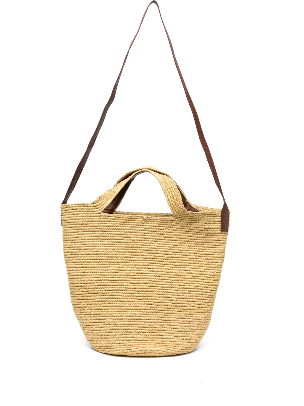 Sensi Studio Interwoven-straw Tote Bag In Neutral