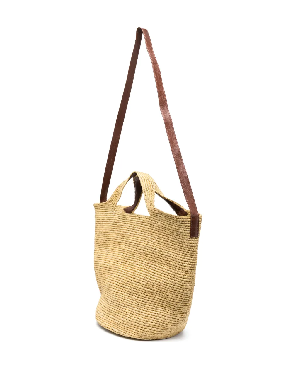 Sensi Studio Interwoven-straw Tote Bag In Neutral