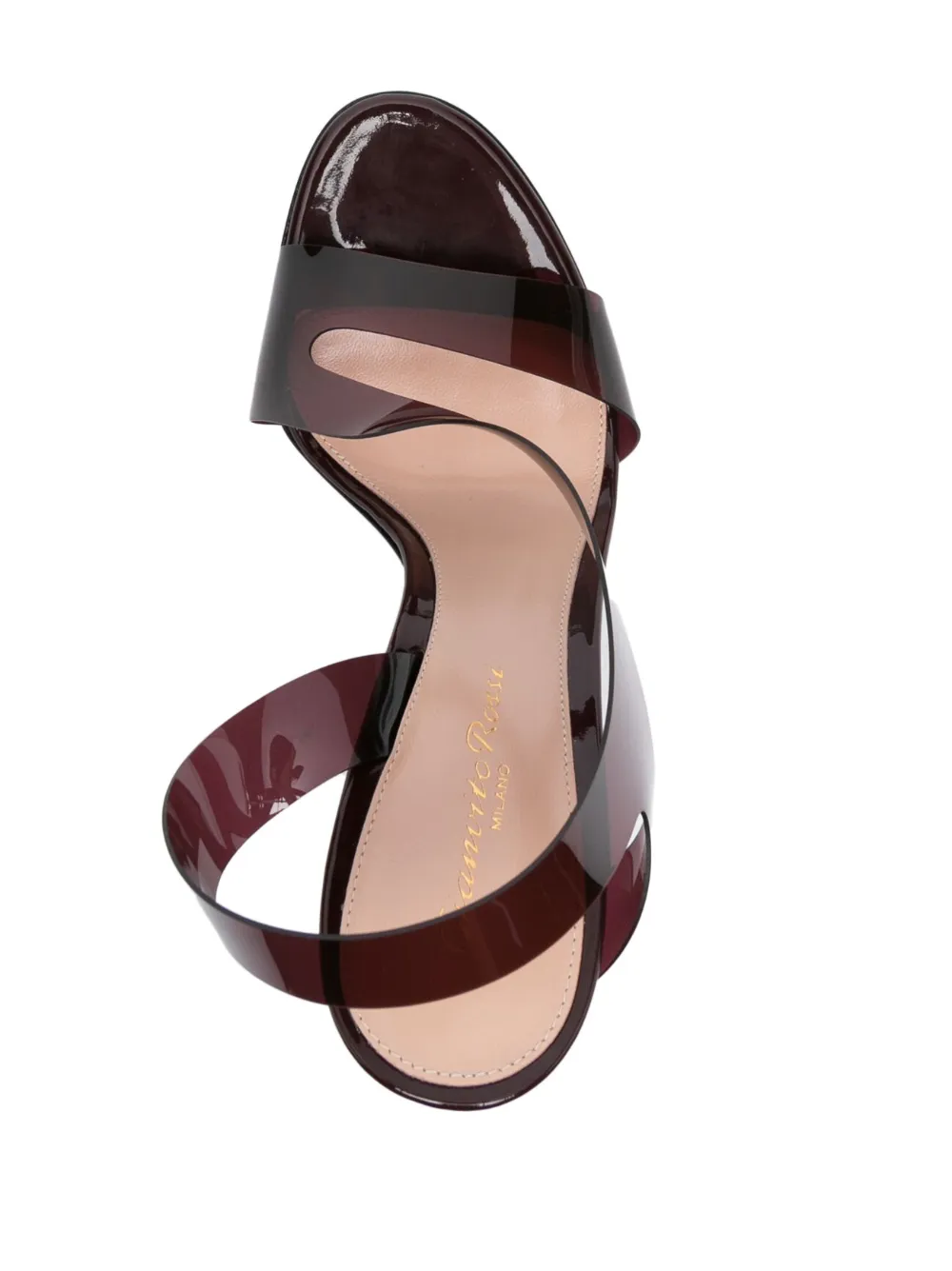 Shop Gianvito Rossi Metropolis 115mm D'orsay Sandals In Brown