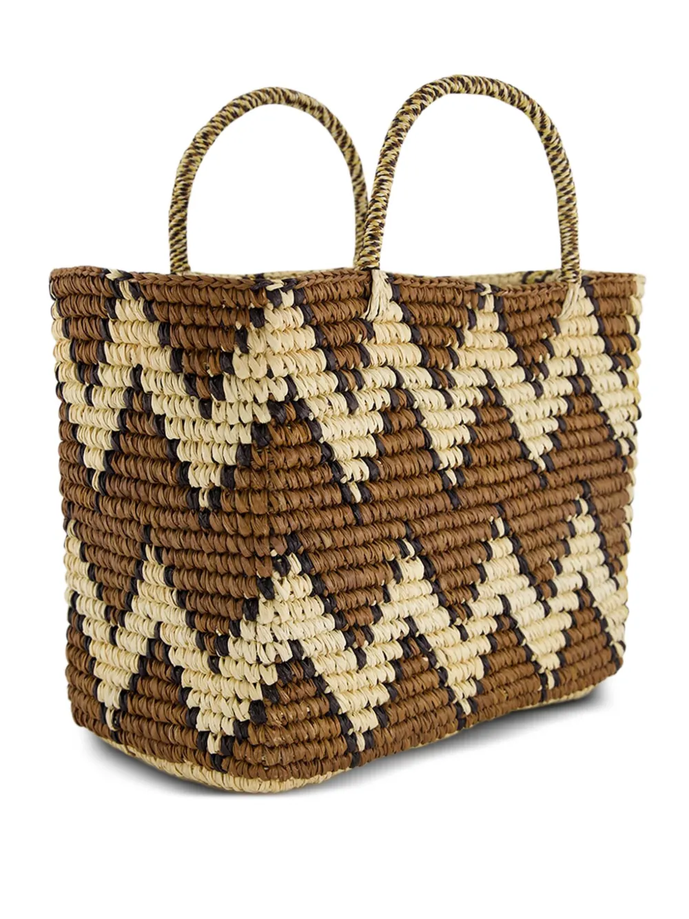 Sensi Studio Split Personality rieten shopper Beige