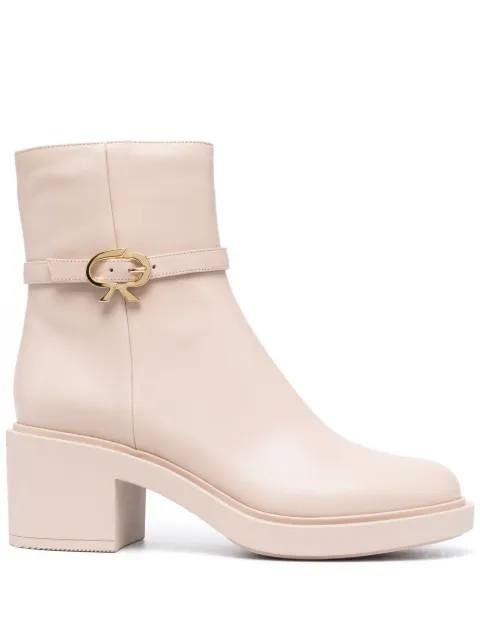 Gianvito Rossi Ribbon Dumont 45mm leather boots