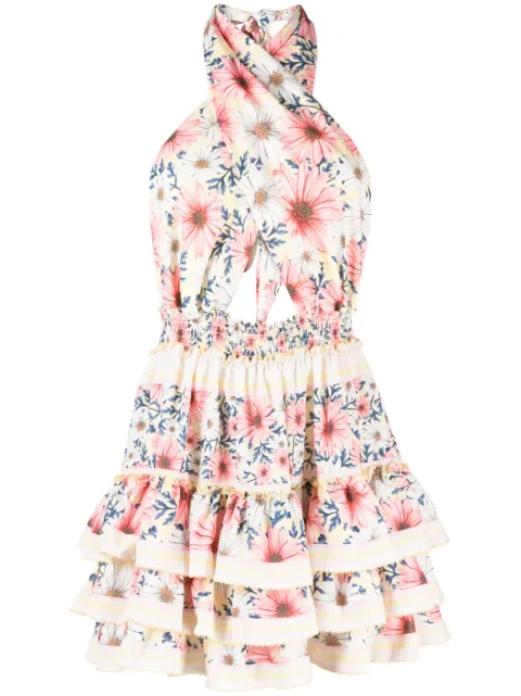 Agua By Agua Bendita Maona Ross floral-print minidress 