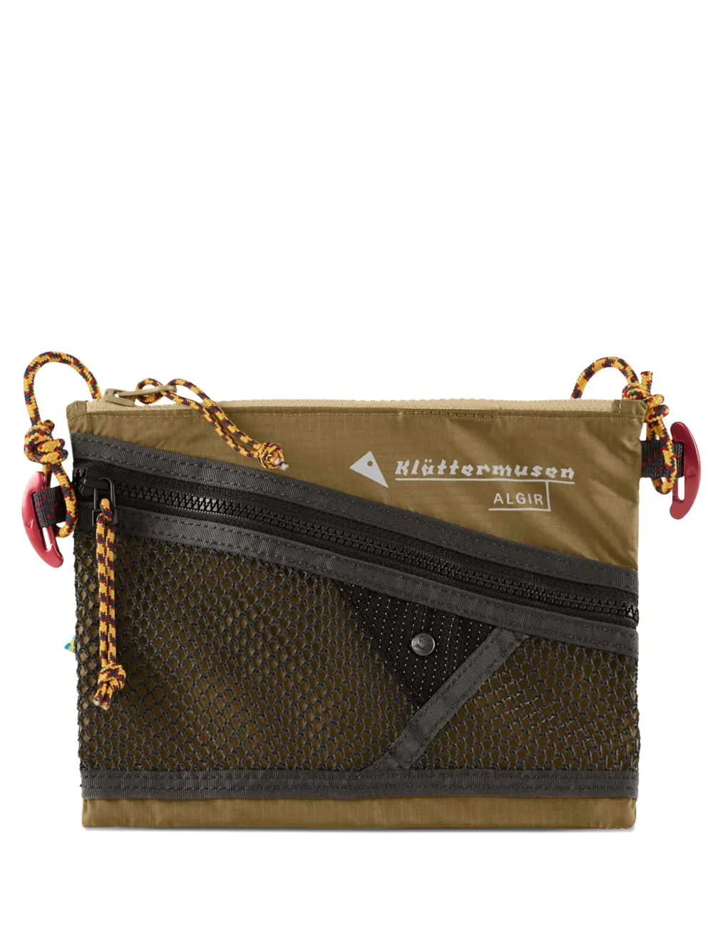 Klättermusen small Algir mesh-panel shoulder bag | Green | Image 1