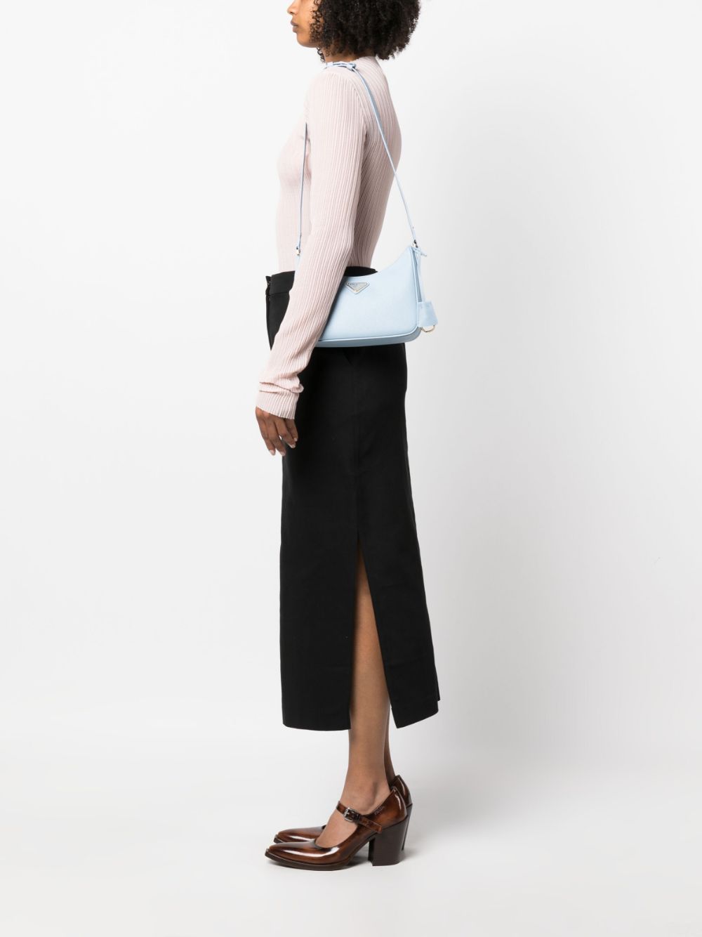Prada Re-Edition mini shoulder bag - Blauw
