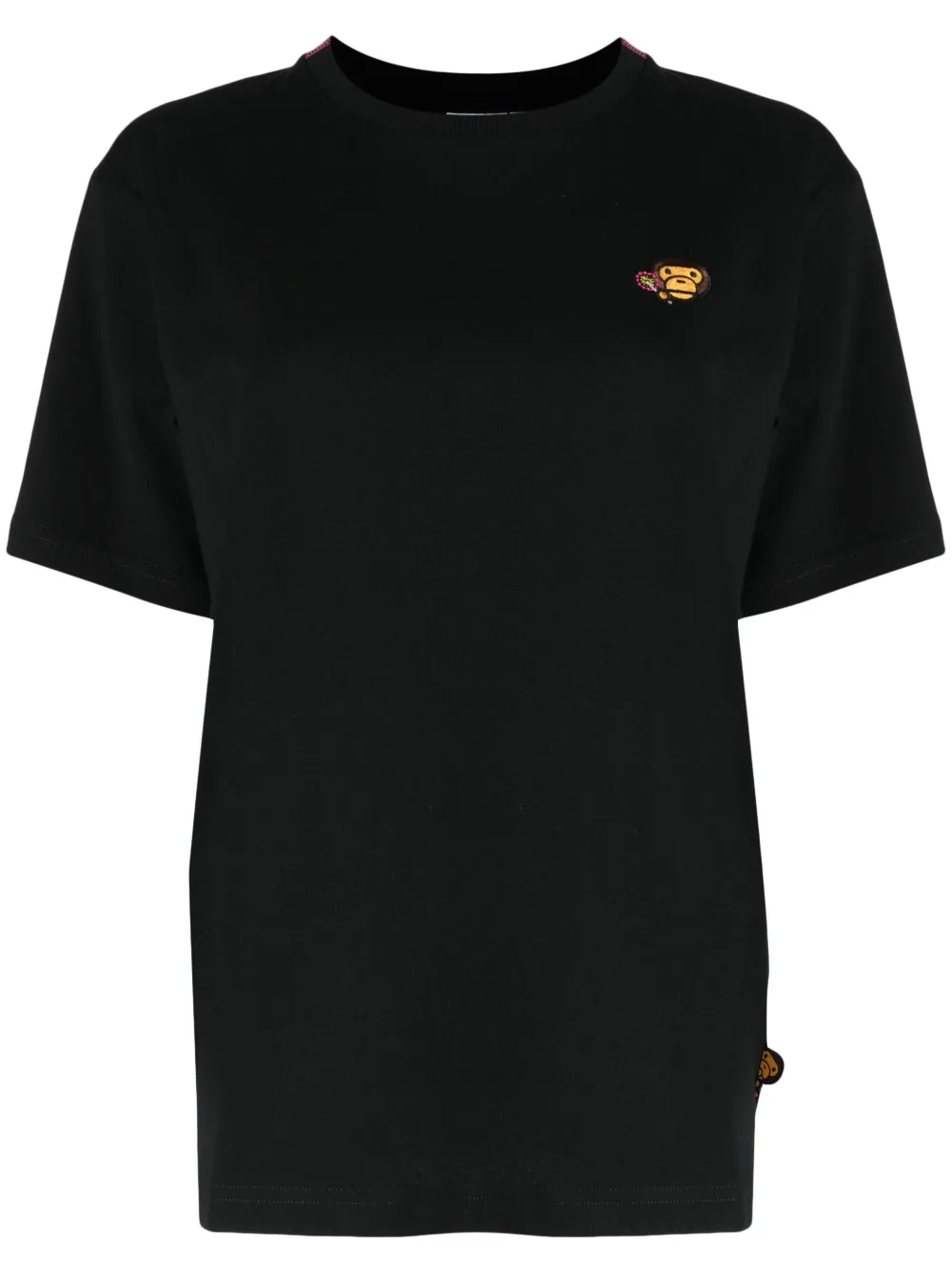 *BABY MILO® STORE BY *A BATHING APE® t-shirt en coton à imprimé graphique - Noir Top Merken Winkel