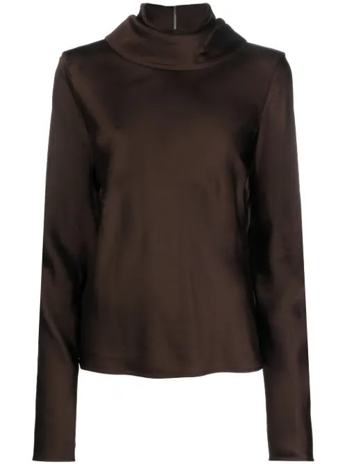 Blouse à col drapé - Jil Sander - Modalova