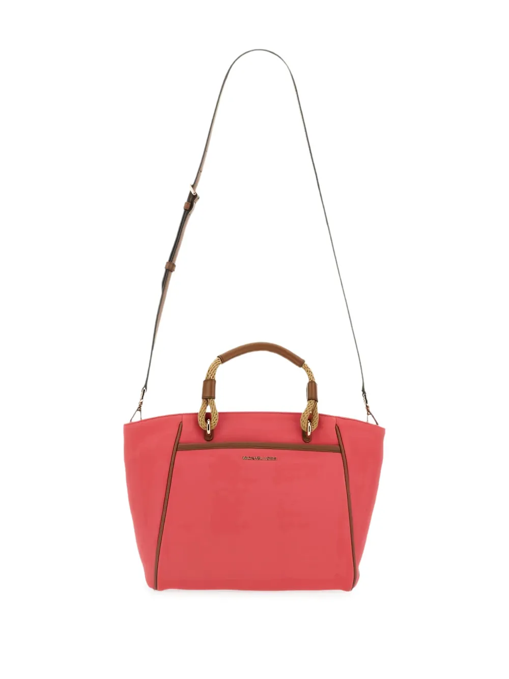 Shop Michael Michael Kors Talia Logo-lettering Tote Bag In Pink
