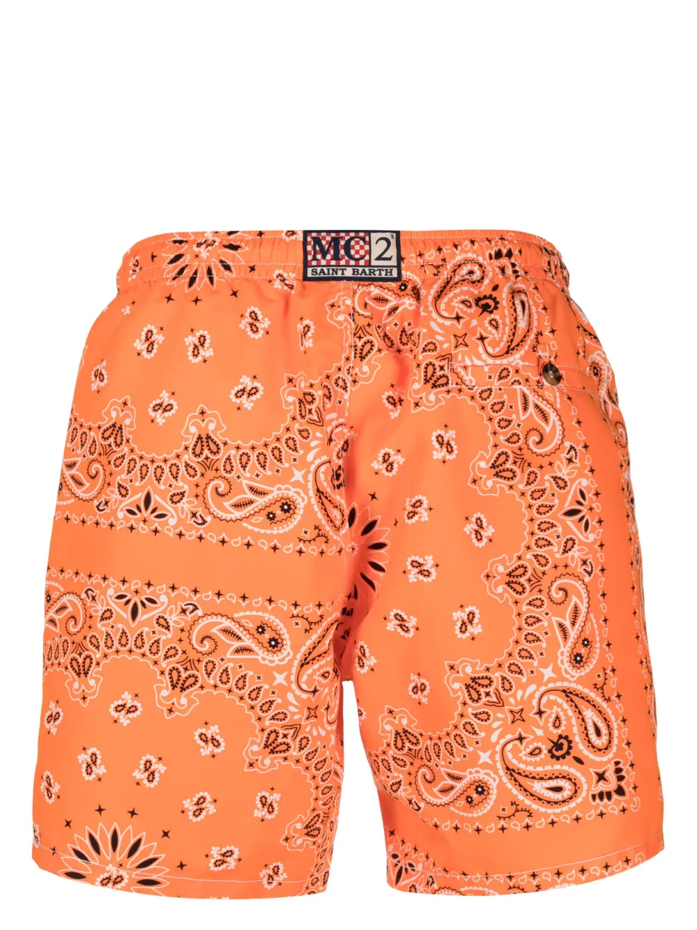 MC2 Saint Barth Bandana-print swim shorts - Oranje