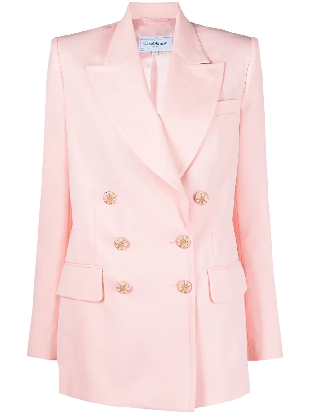 double-breasted blazer
