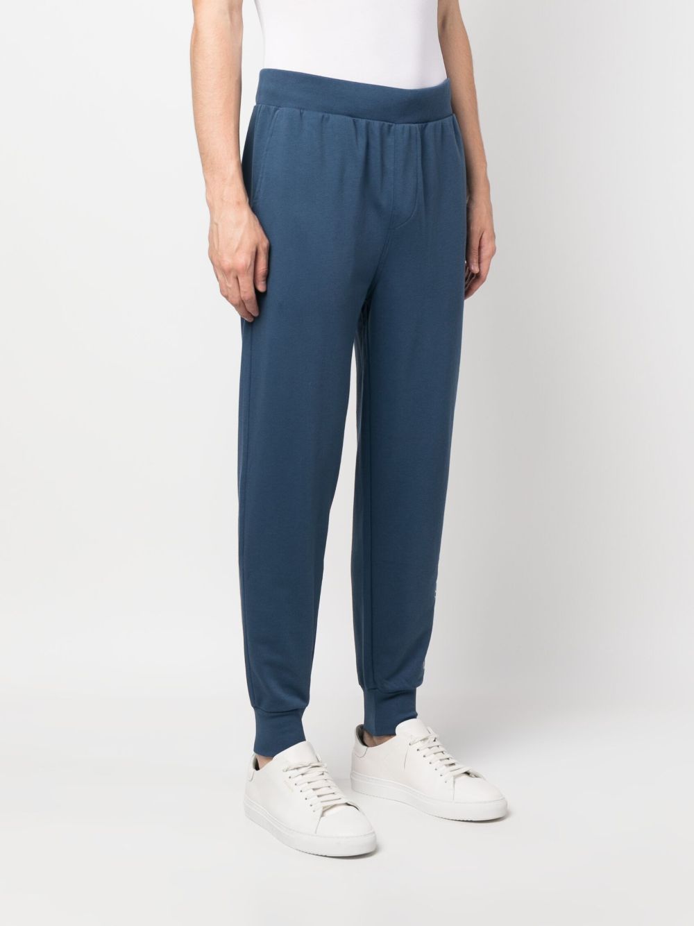 Shop Polo Ralph Lauren Logo-print Pajama Trousers In Blue