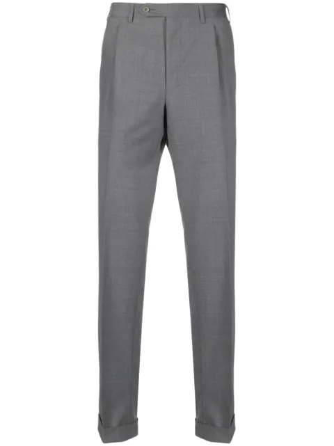 Canali straight-leg wool tailored trousers