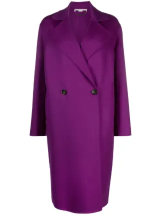 コート STELLA MCCARTNEY DOUBLE-BREASTED PLUM WOOL COAT 20212364_50330345_322.jpg