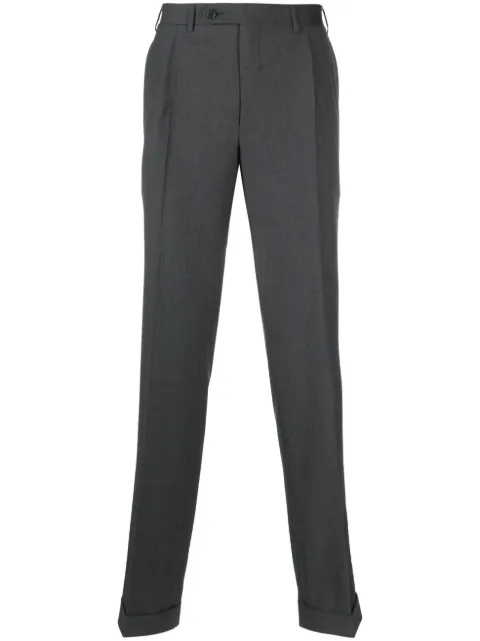 Canali straight-leg wool tailored trousers
